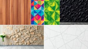 Diverse feature wall styles for 2025 interiors.